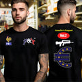 Design Transfert d’Argent Euro Rifle French Political Two Sides T-Shirt