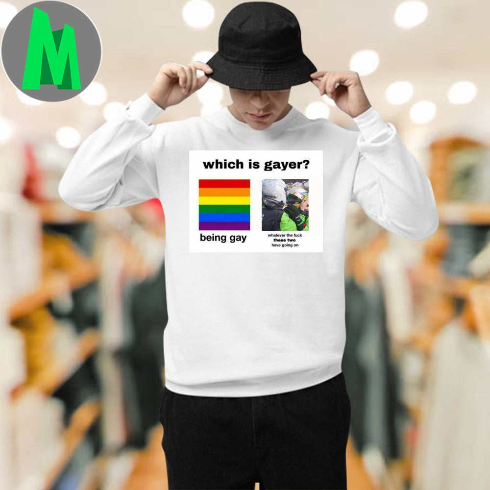 Design Which is gayer being gay and whatever the fuck these two have going on Shirt