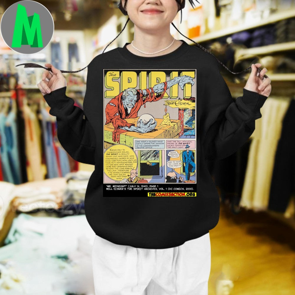 Design Will Eisner’s The Spirit Comic Book Cover Graphic T-Shirt
