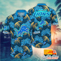 Detroit Lions Hawaiian Shirt Tropical Palm Design 942646