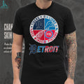 Detroit Sports Teams Lions Tigers Red Wings Pistons Fan Shirt