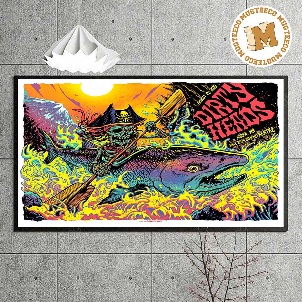 Dirty Heads Auburn WA 2026 Event Poster At White River Amphitheater On August 13 2026 Home Decor Poster Canvas