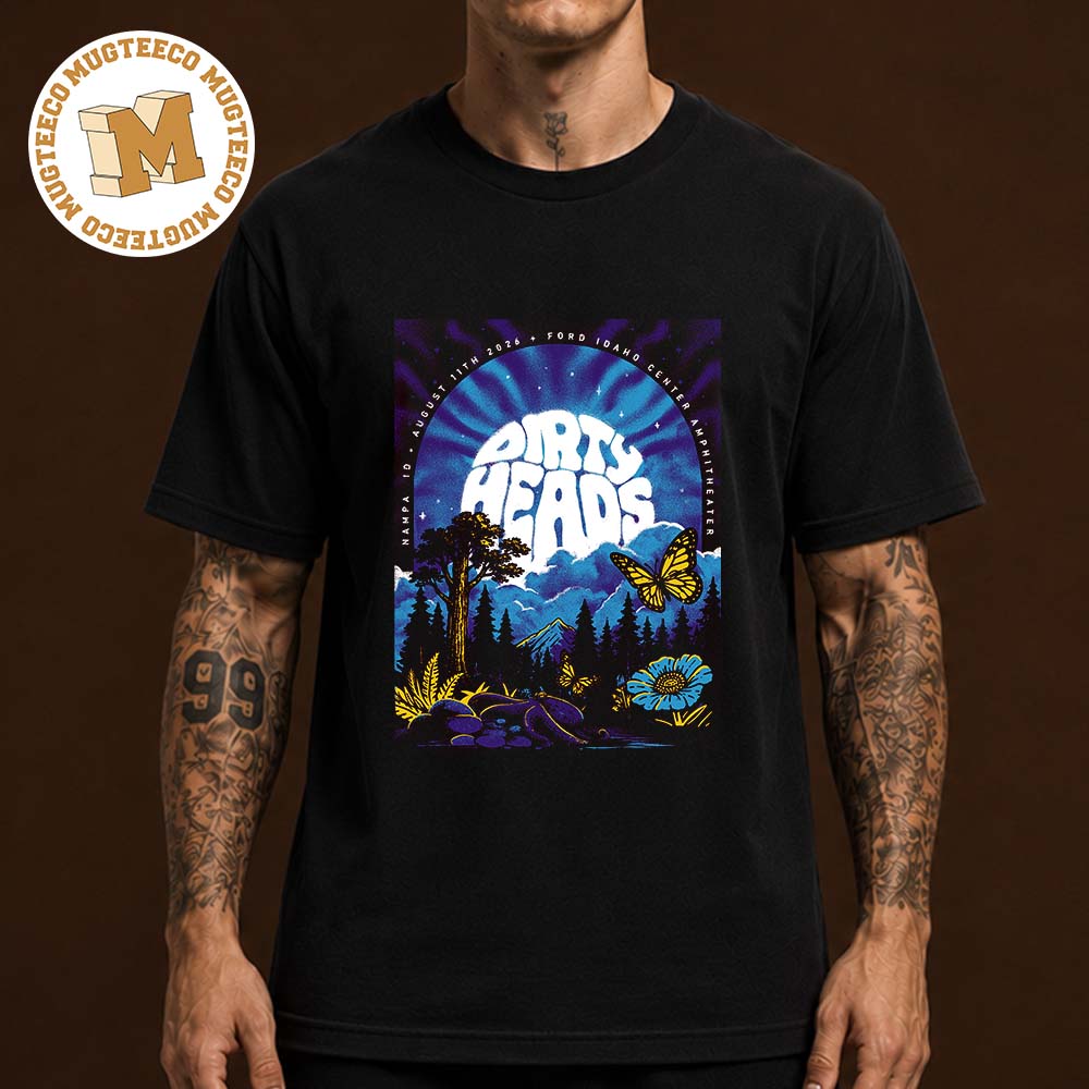 Dirty Heads Nampa ID 2026 Event Poster At Ford Idaho Center Amphitheater On August 11 2026 Unisex T Shirt