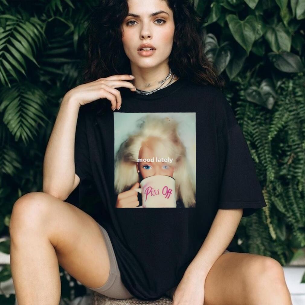 Disguste doll face meme mood lately funny shirt