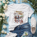 Disney Mickey Goofy Donald Duck Marvel characters the Avengers shirt