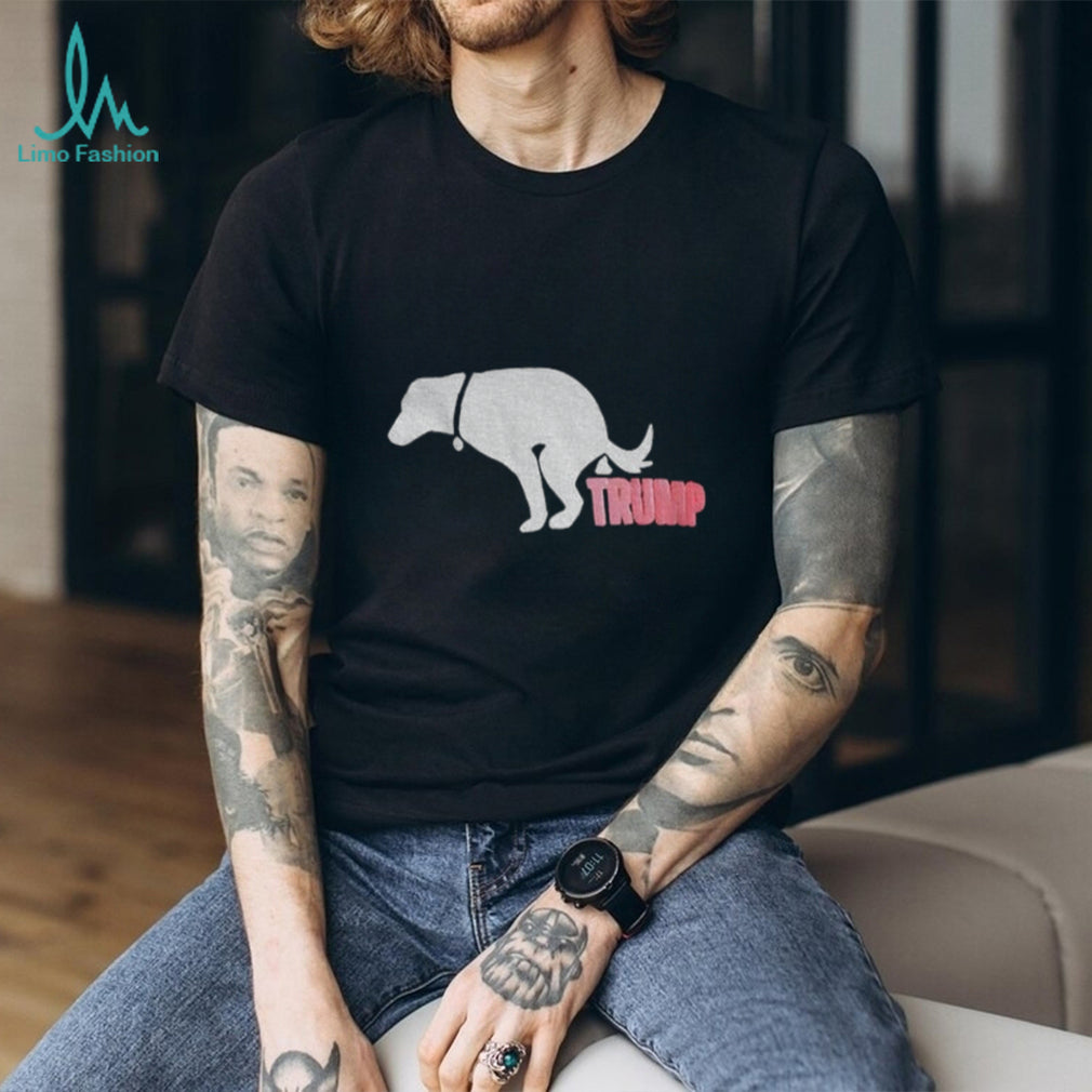 Dog Red Lettering Of Trump Anti Trump Shirt