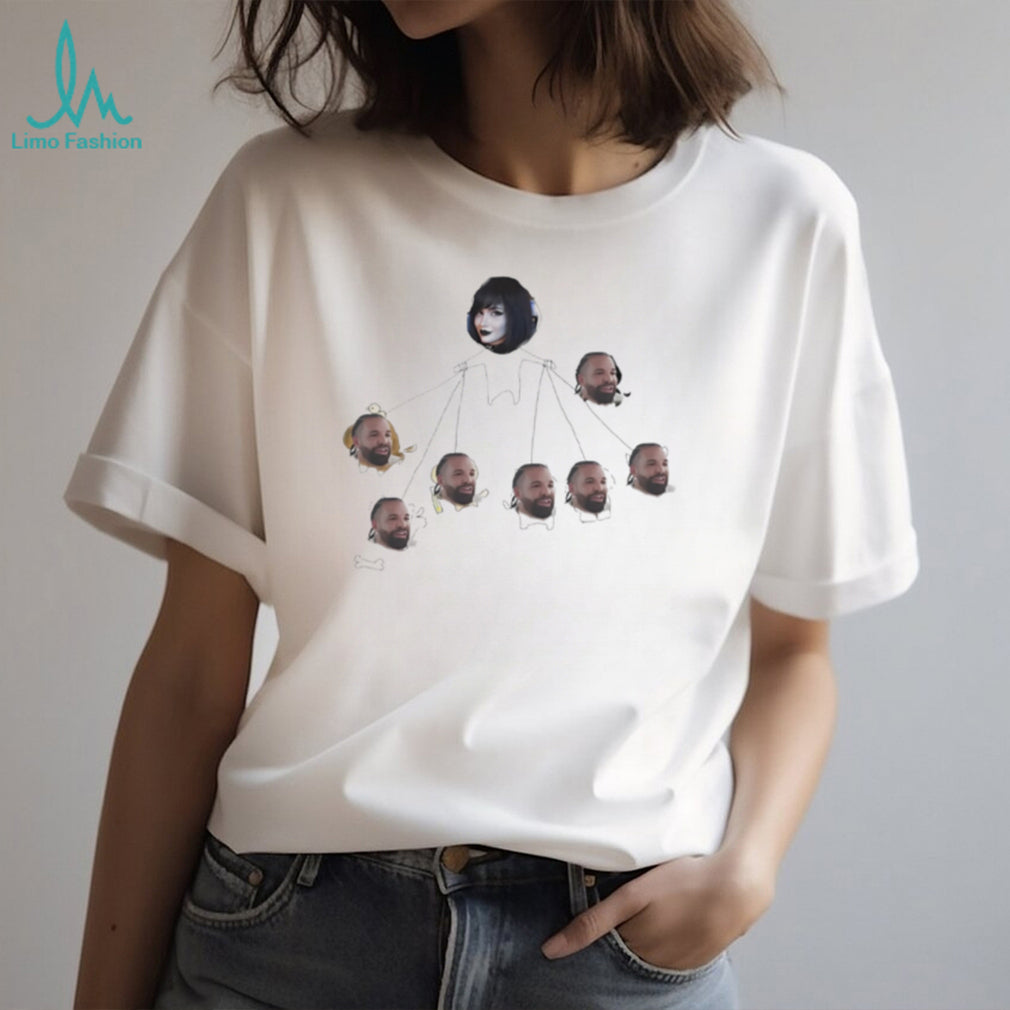 Drake and Goth Girl funny graphic shirt