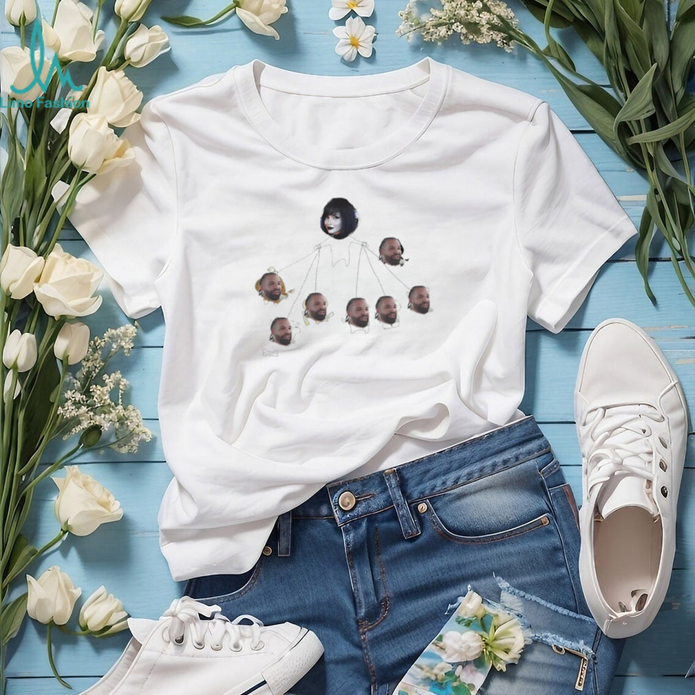 Drake and Goth Girl funny graphic shirt