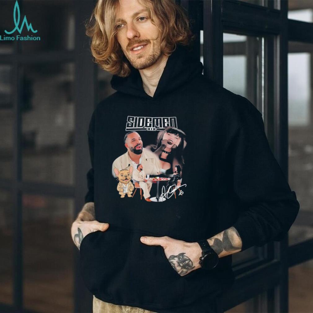 Drake and Goth Girl on the table graphic shirt