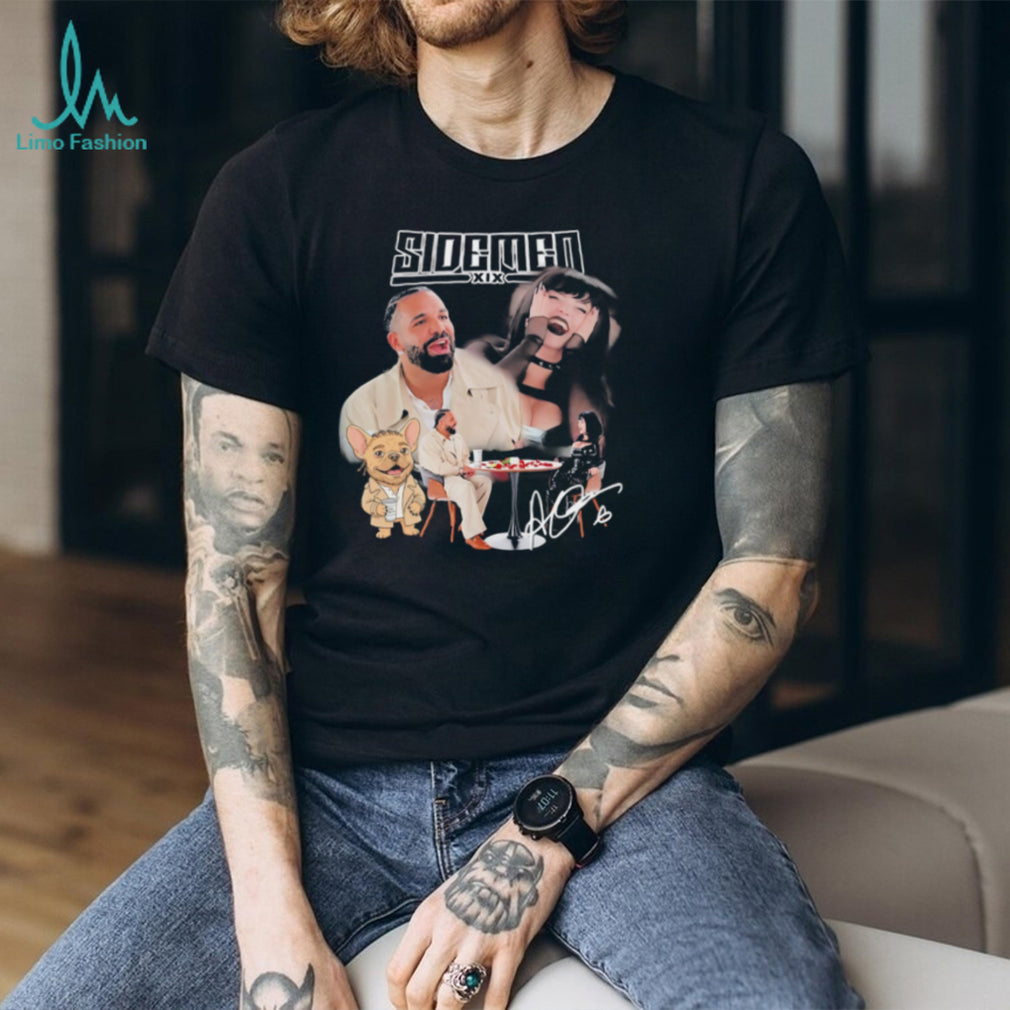 Drake and Goth Girl on the table graphic shirt