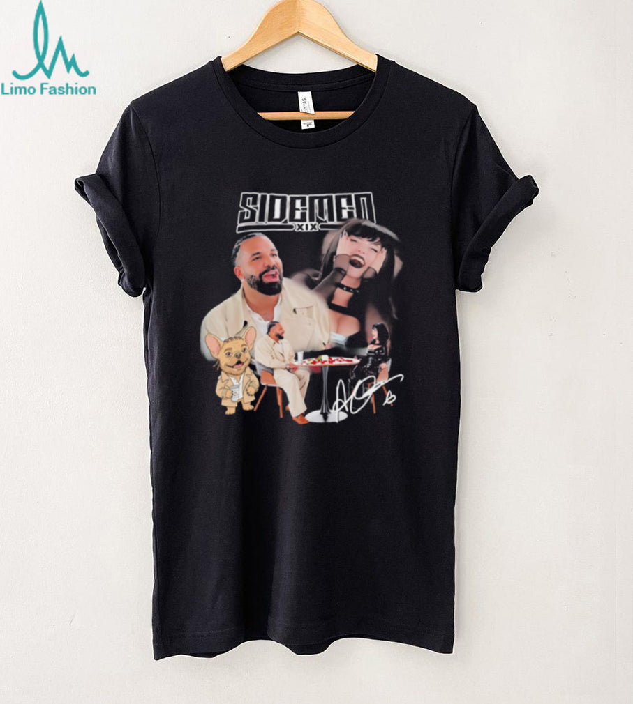 Drake and Goth Girl on the table graphic shirt