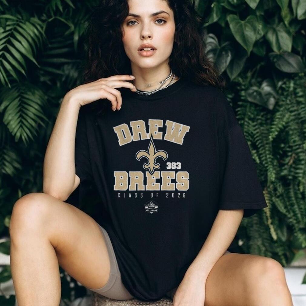 Drew Brees Saints Class of 2026 Enshrinee shirt