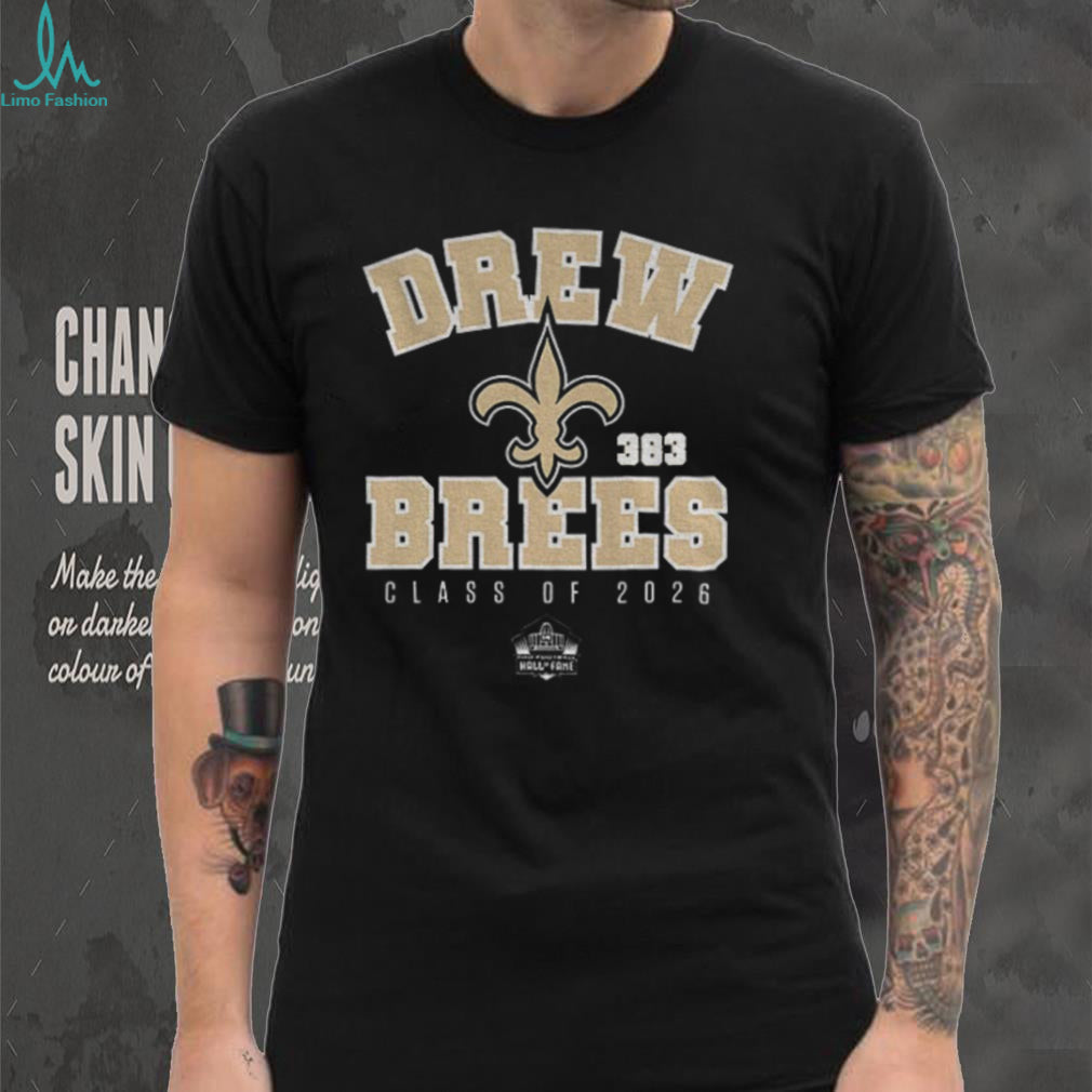 Drew Brees Saints Class of 2026 Enshrinee shirt