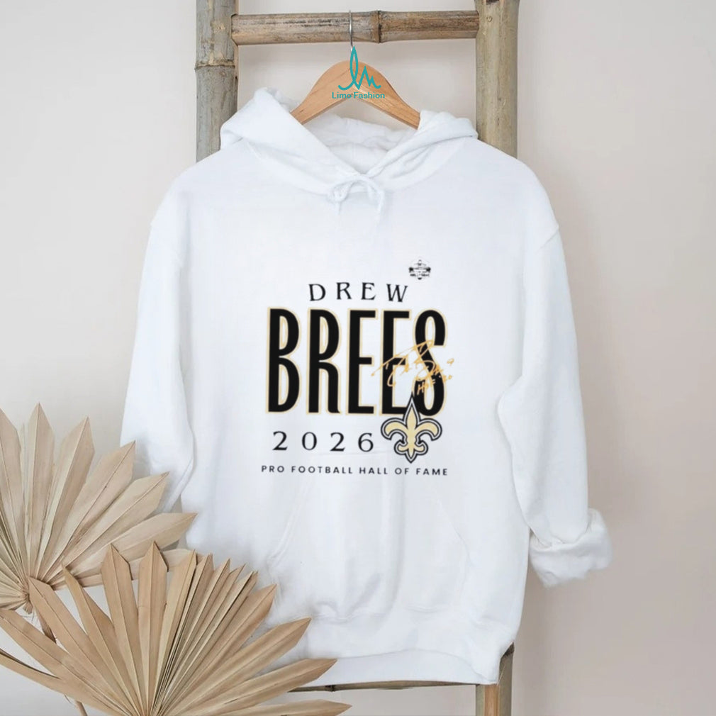 Drew Brees Saints Class of 2026 Hall of Famers shirt