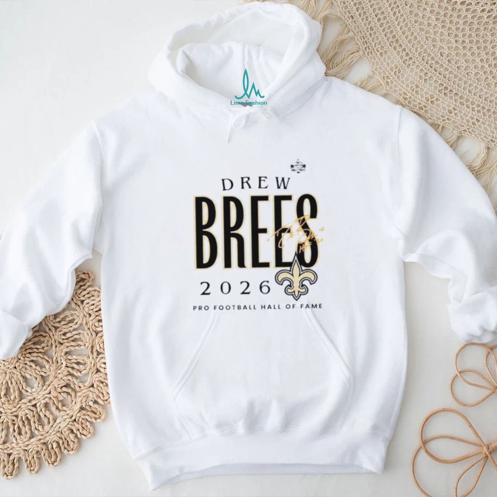 Drew Brees Saints Class of 2026 Hall of Famers shirt