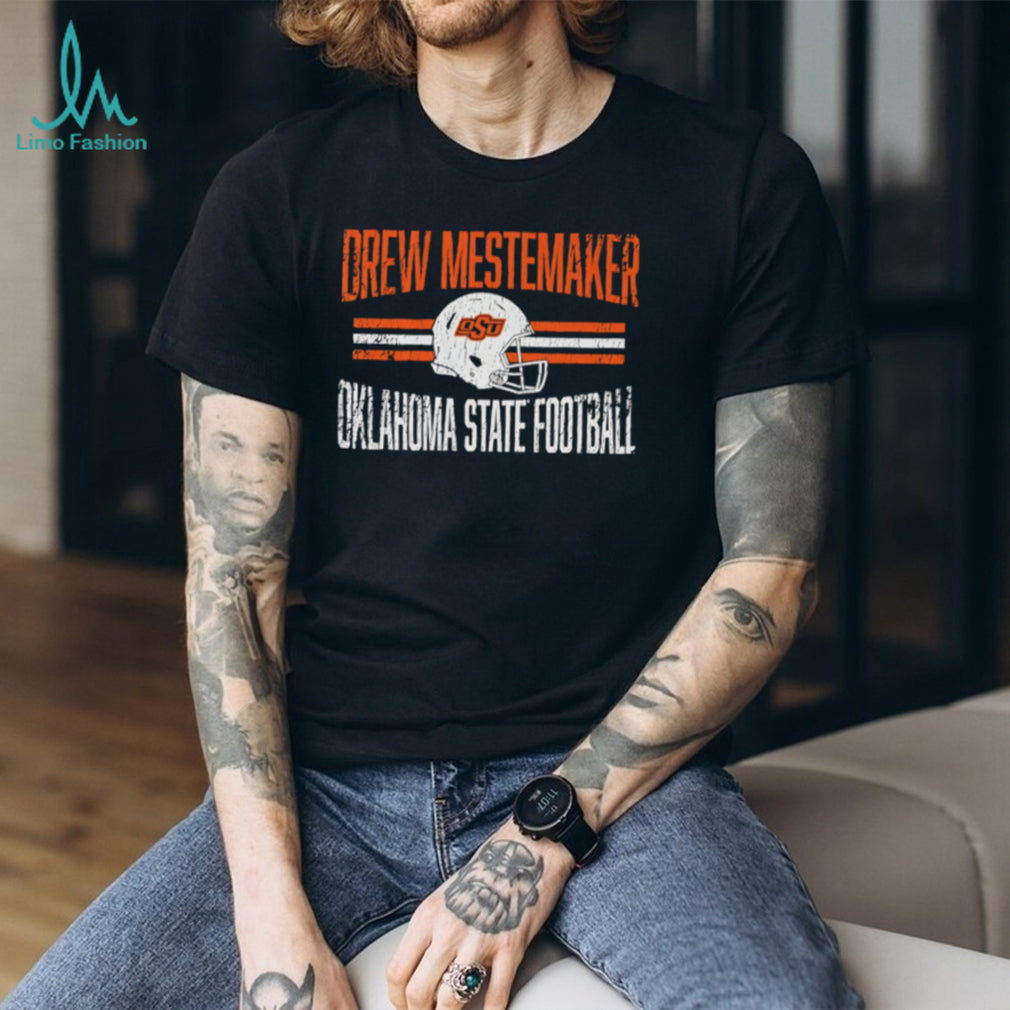 Drew Mestemaker Oklahoma State Cowboys NCAA Helmet shirt