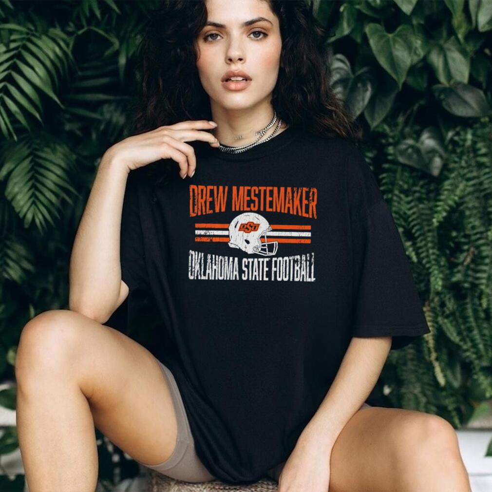 Drew Mestemaker Oklahoma State Cowboys NCAA Helmet shirt