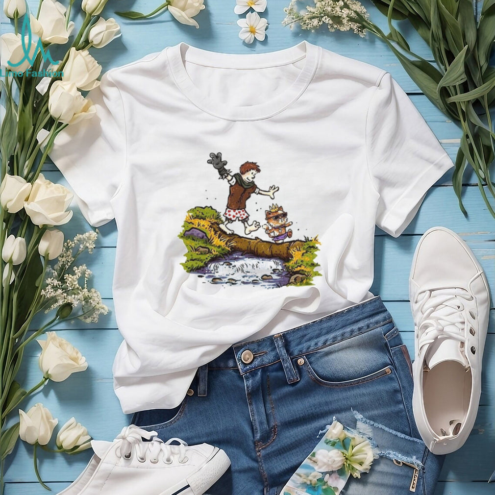 Dungeon Crawler Carl Carl and the Princess Calvin and Hobbes style shirt