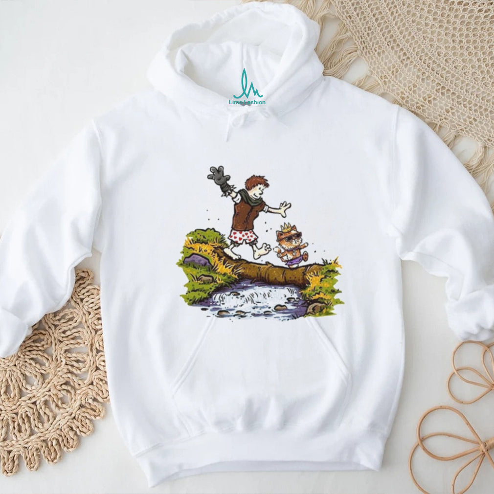 Dungeon Crawler Carl Carl and the Princess Calvin and Hobbes style shirt
