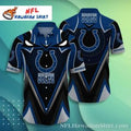 Dynamic Horseshoe Vortex - Sleek Indianapolis Colts Hawaiian Shirt