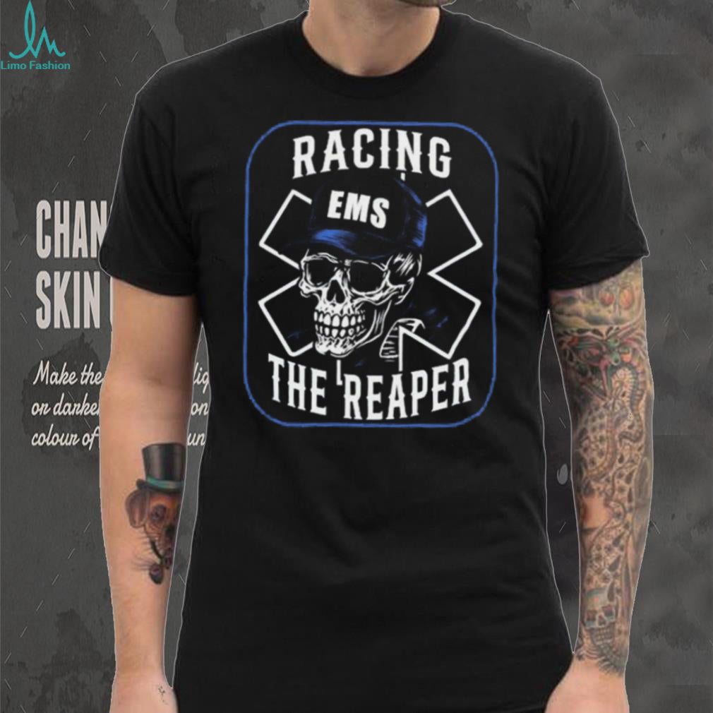 EMS Racing The Reaper Skeleton Medic Star of Life Shirt