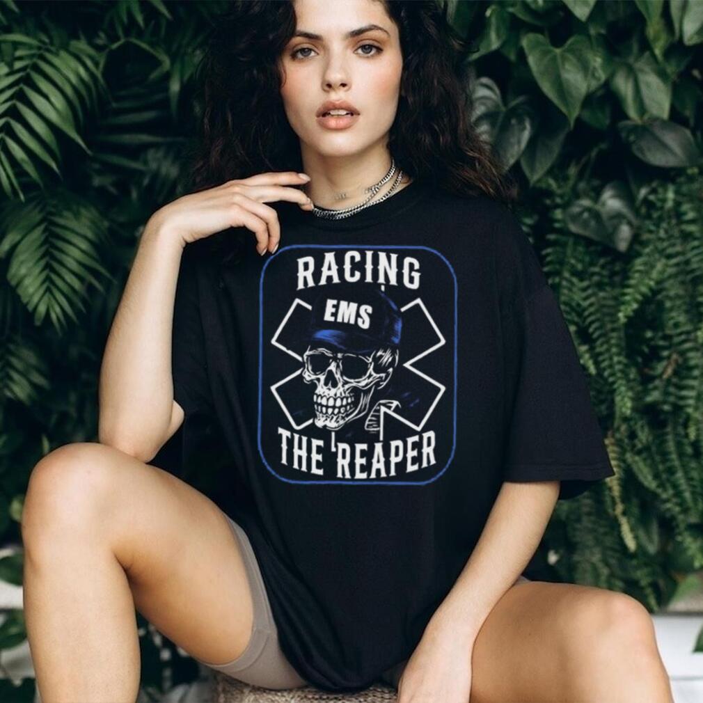 EMS Racing The Reaper Skeleton Medic Star of Life Shirt