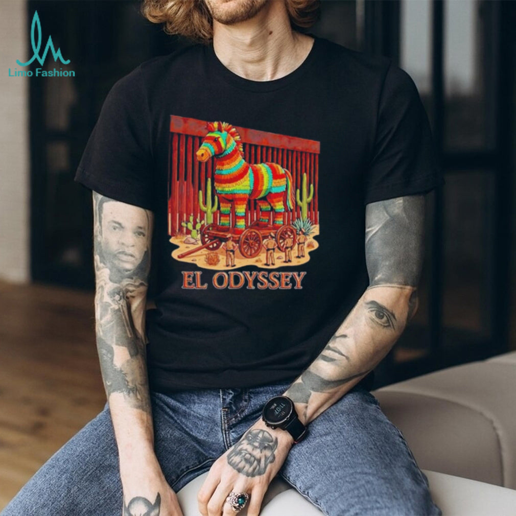 El Odyssey Trojan Horse Border Patrol Pinata shirt