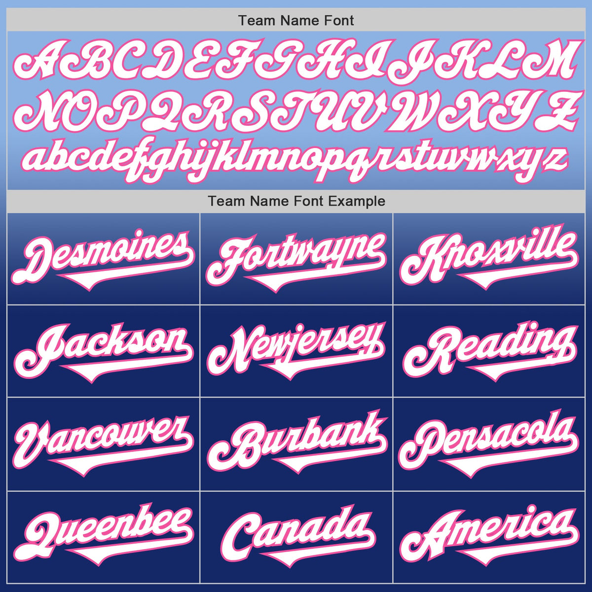 Custom Light Blue White Royal-Pink Authentic Fade Fashion Baseball Jersey