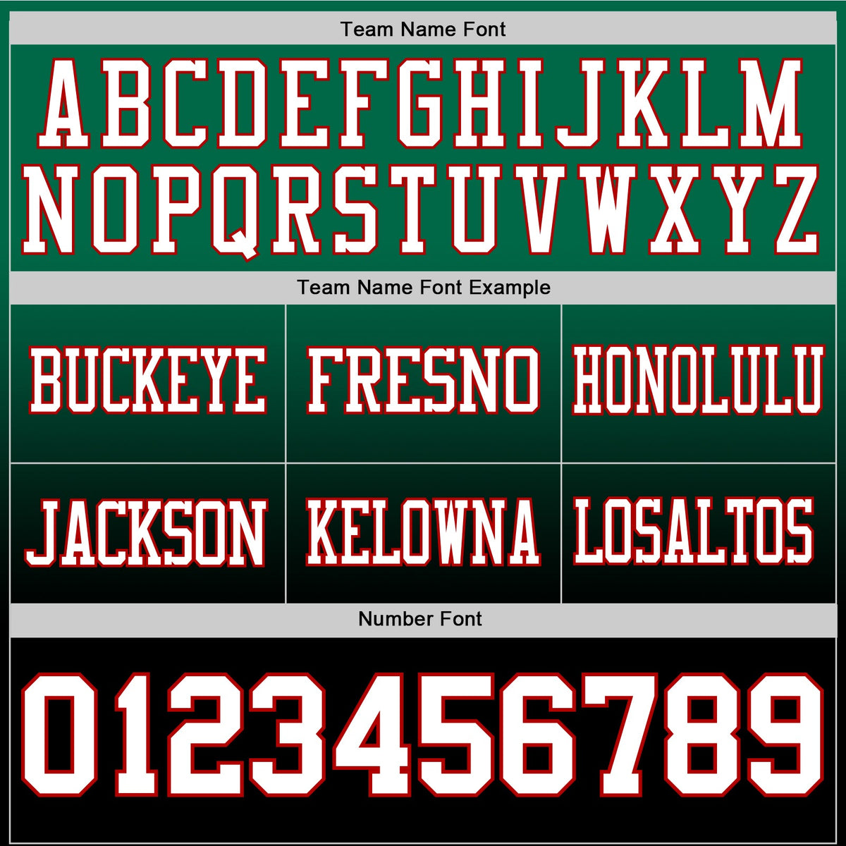 Custom Kelly Green White Black-Red Authentic Fade Fashion Football Jersey