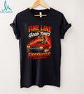 Fire Line and Good Times Firefighter skeleton shirt
