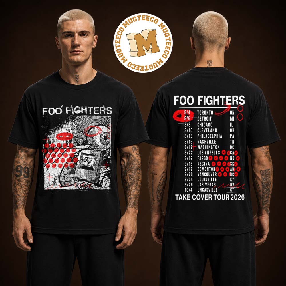 Foo Fighter Your Favorite Toy Tour Merch Two Sided Unisex T Shirt