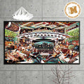 Foofighters Toronto ON 2026 Event Poster At Rogers Stadium On August 4 2026 Home Decor Poster Canvas