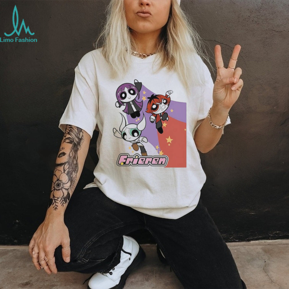 Frieren The Powerpuff Girls shirt