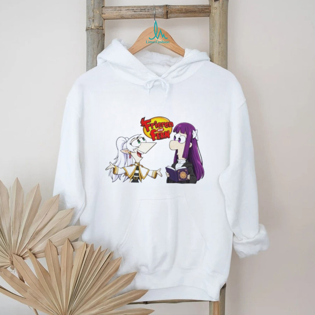 Frieren and Fern Mashup Anime Crossover shirt