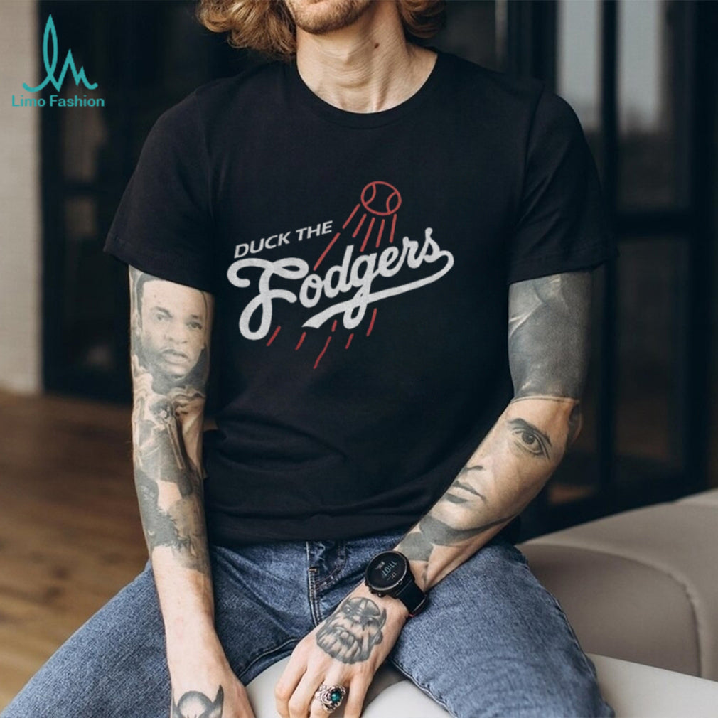 Fuck The Dodgers duck the Fodgers parody football fan shirt