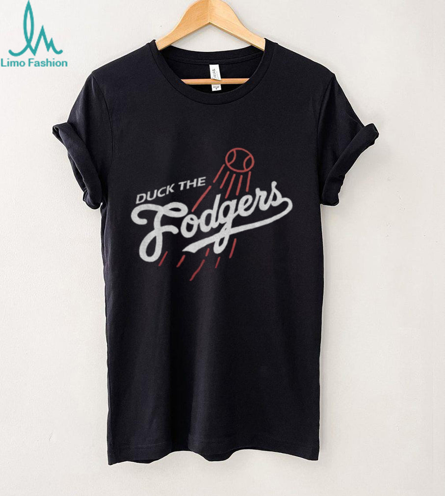 Fuck The Dodgers duck the Fodgers parody football fan shirt