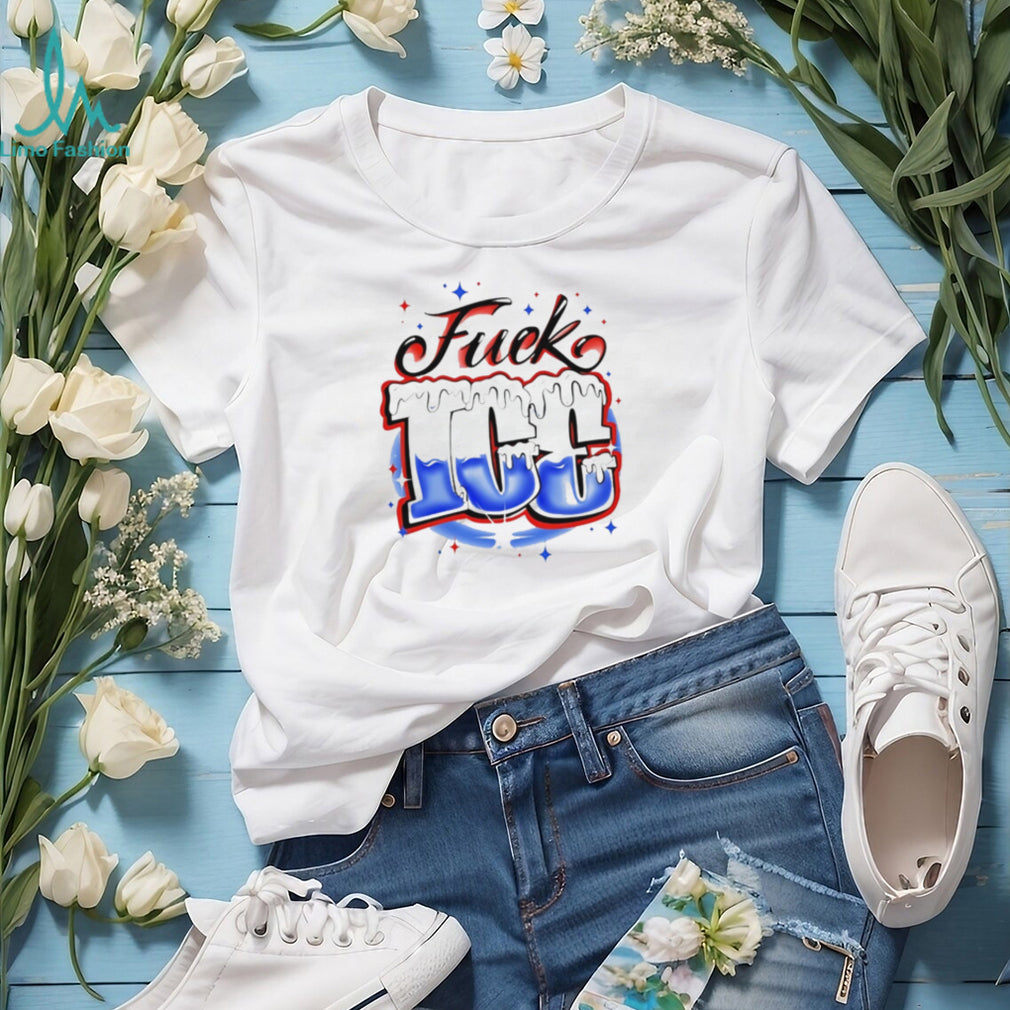 Fuck ice winter cold slogan typography shirt