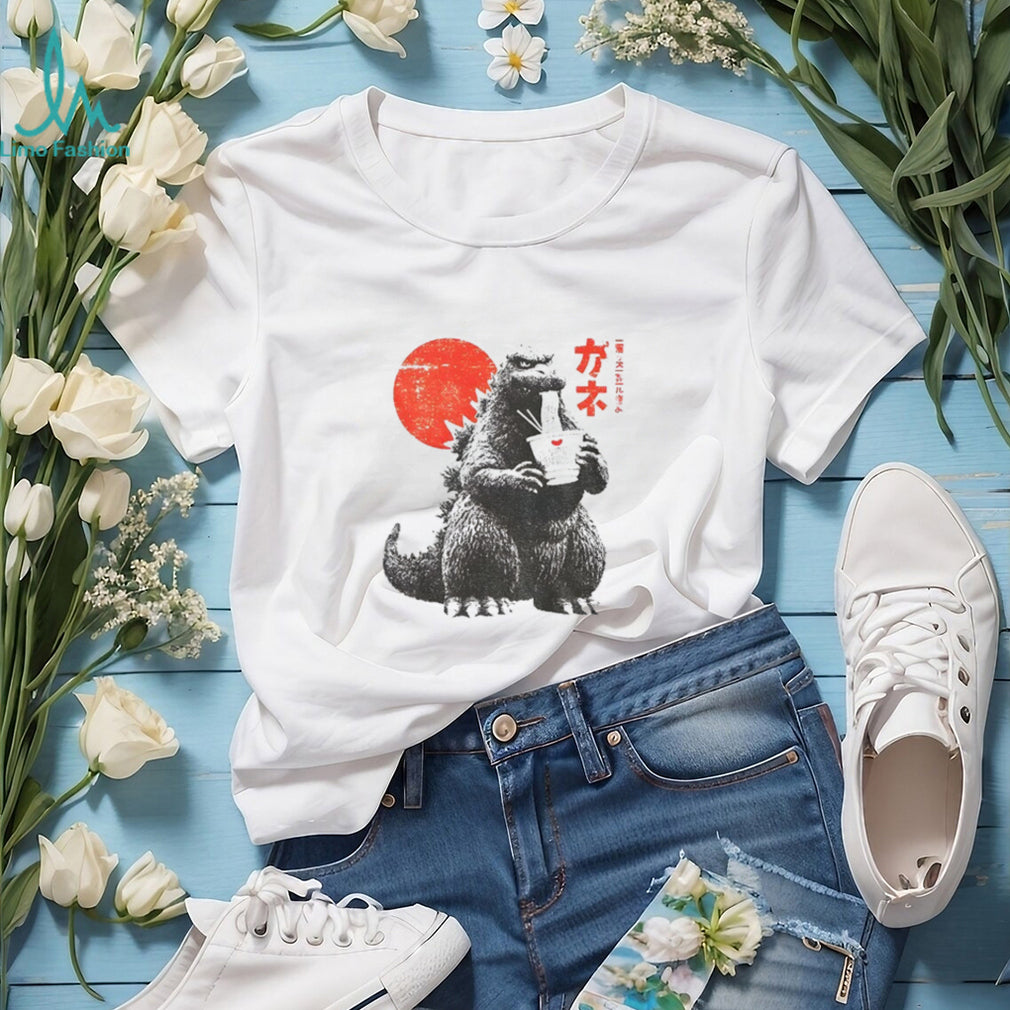 Funny Godzilla Ramen Japanese Food Lover shirt