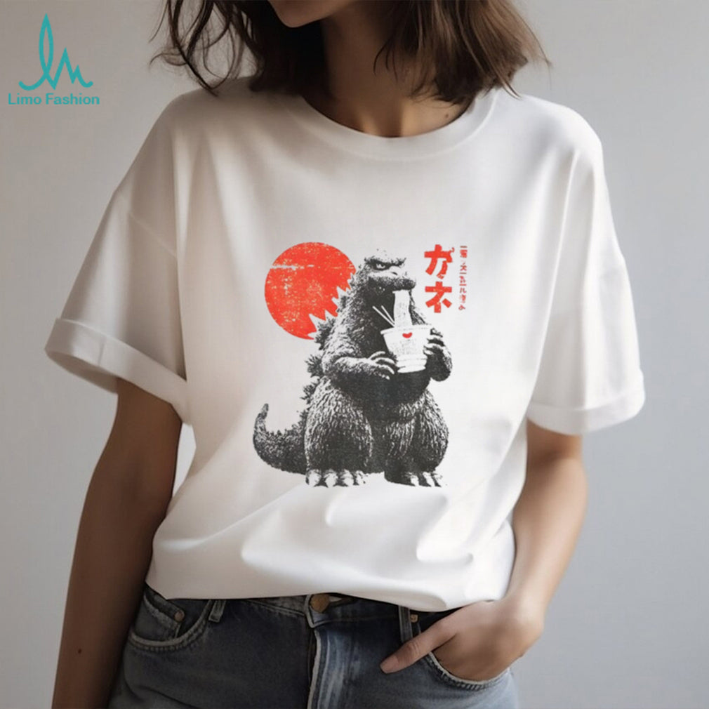 Funny Godzilla Ramen Japanese Food Lover shirt