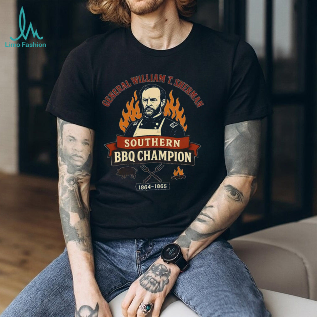 General William T. Sherman Southern BBQ Champion shirt