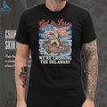 Get in Loser we’re crossing the delaware illustration shirt