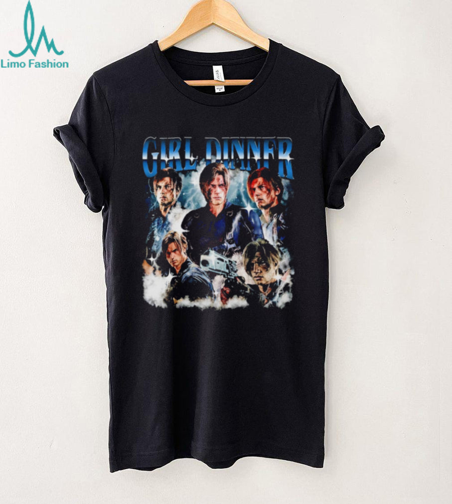 Girl Dinner Leon Kennedy graphic shirt