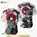 Giyuu Tomioka Kimetsu Anime Japan 3D Baseball Jersey, Christmas Gift For Fan