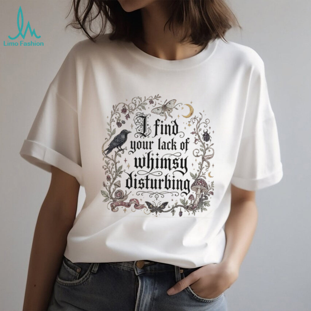 Gothic Raven Butterfly Whimsy Goth Aesthetic Shirt