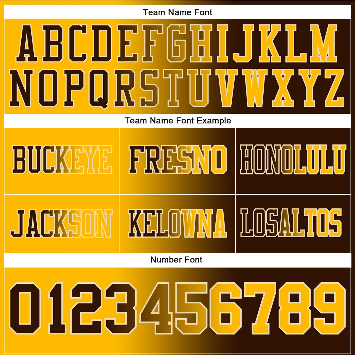 Custom Brown Gold-Cream Authentic Gradient Fashion Football Jersey