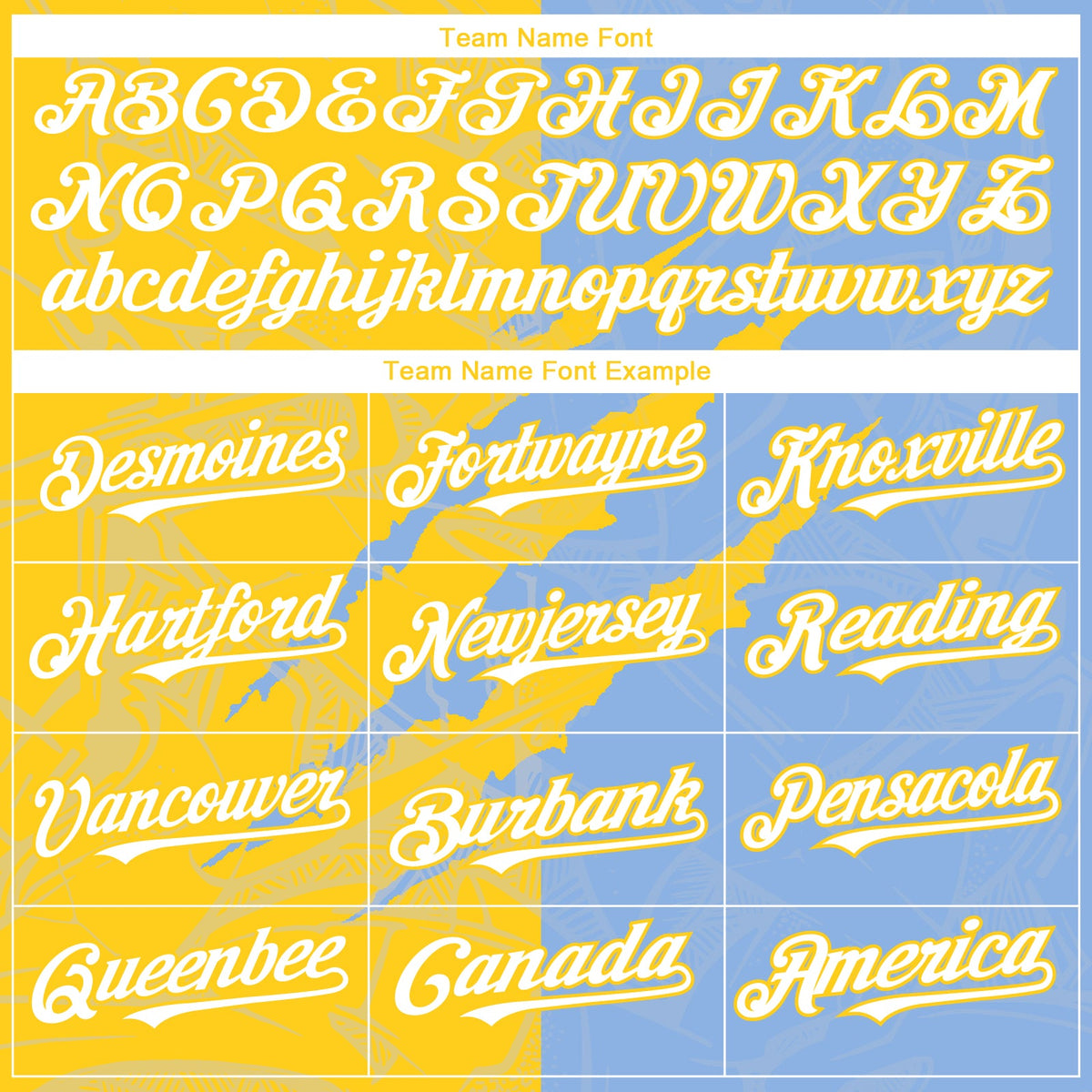 Custom Graffiti Pattern White Light Blue-Yellow 3D Scratch Authentic Baseball Jersey