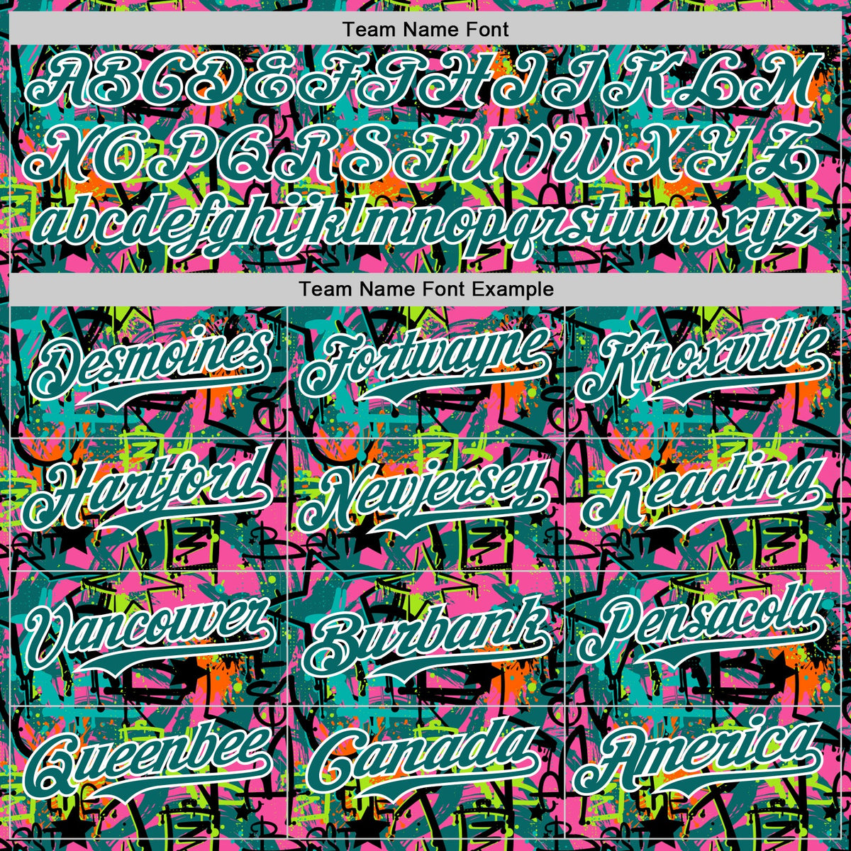Custom Graffiti Pattern Teal-White Splatter Authentic Baseball Jersey