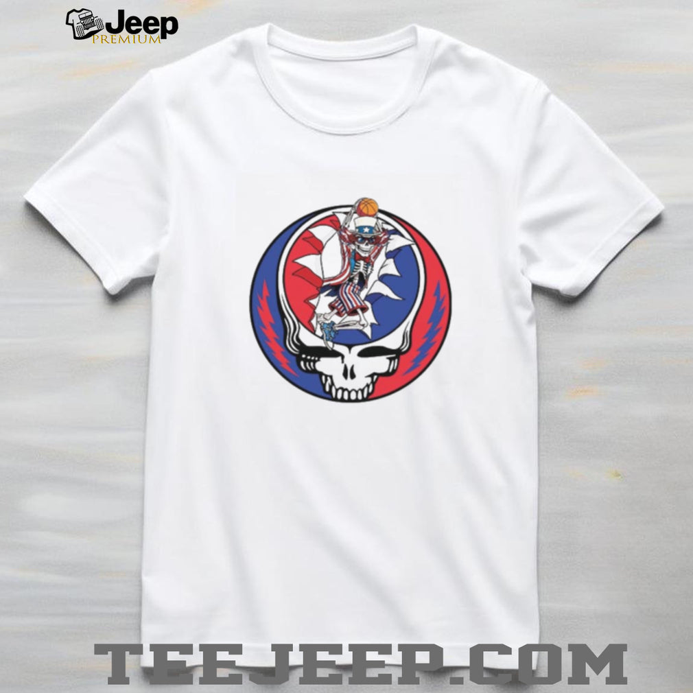 Grateful Dead Uncle Sam Basketball Slam Dunk Steal Your Face Shirt