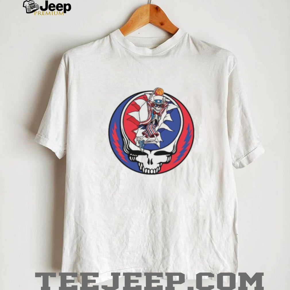 Grateful Dead Uncle Sam Basketball Slam Dunk Steal Your Face Shirt