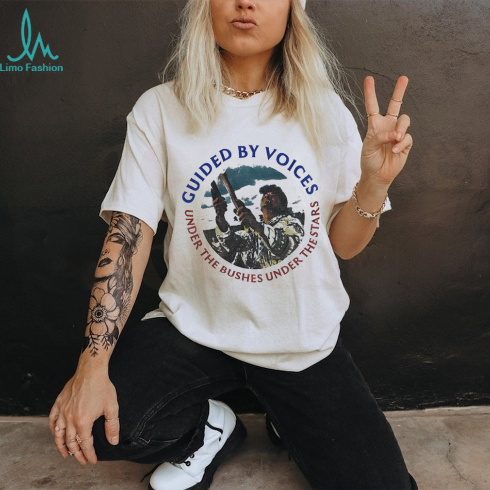 Guided by Voices indie rock band t shirt Under the Bushes Under the Stars shirt